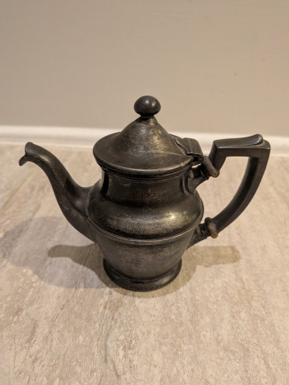 Meriden B Company Silver Plated Tea Kettle half pint